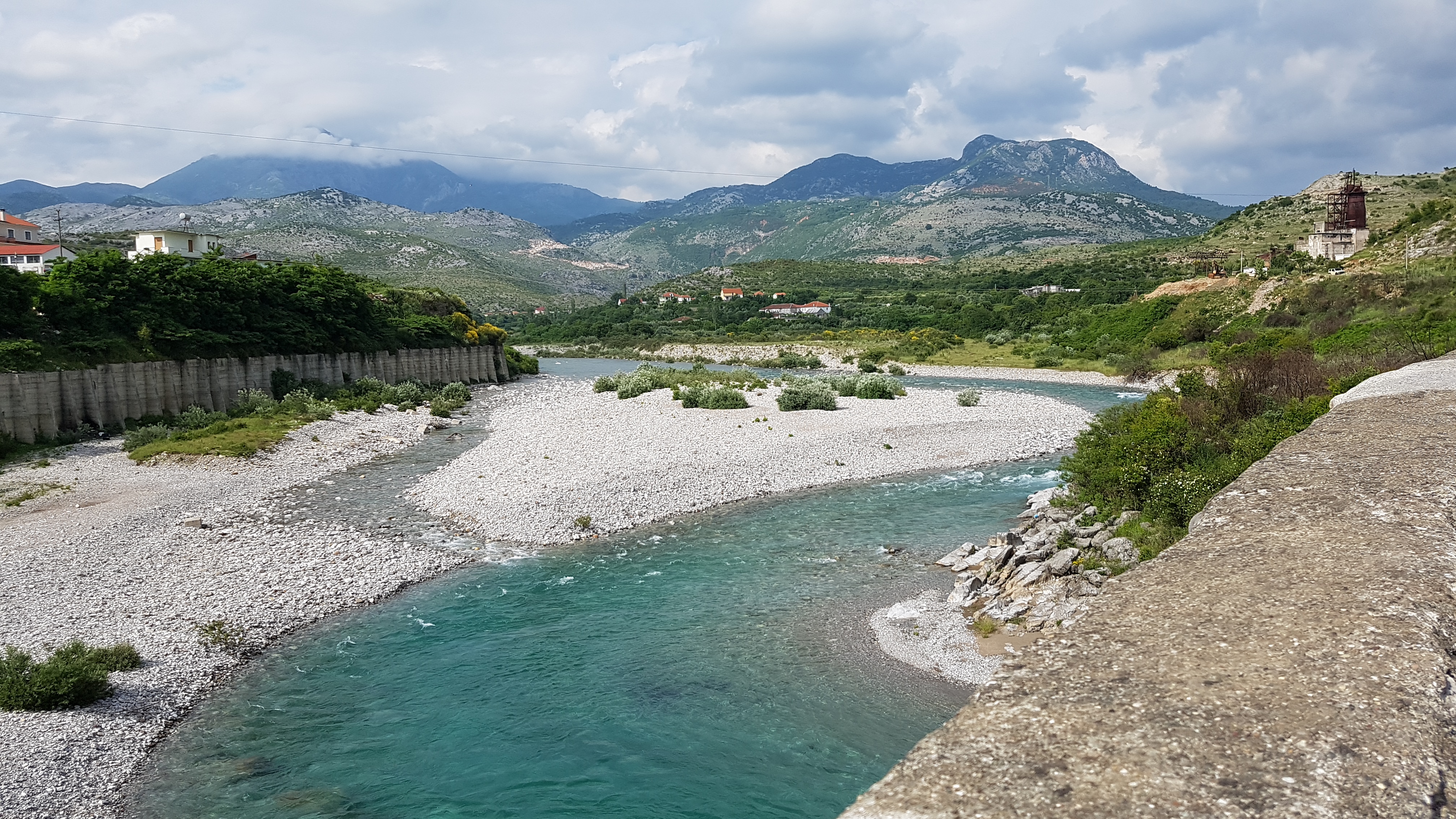 Fluss Kir bei Shkodër, Albanien